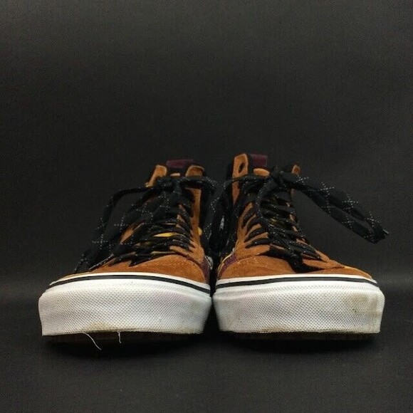 Vans OTW-HEIQ Eco Dry Dupont-Men\'s Sz 10-Black/Maroon/Brown Hi-Top Shoes- 721356 main image 6